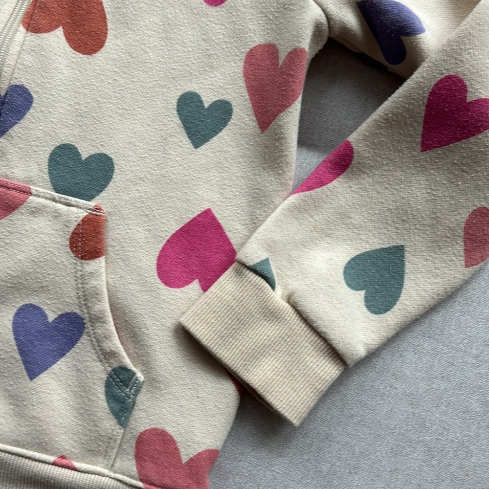 Cat & Jack cream zip up fleece - Picture 4 of 9